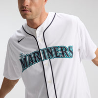 Luis Castillo Seattle Mariners Baseball Jersey, White Sportswear Jersey Shirt, Lightweight Breathable Athletic Jersey, Casual Gift for Men