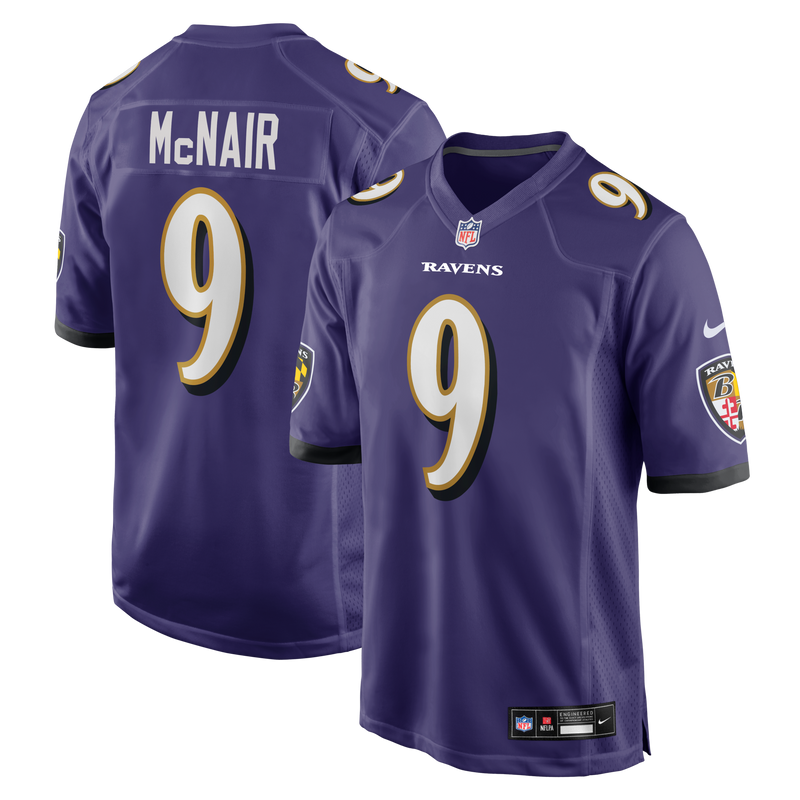 Steve McNair Baltimore Ravens Football Jersey, Purple Game Sportswear Jersey Shirt, Lightweight Breathable Athletic Jersey, Casual Gift for Men
