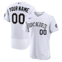 Colorado Rockies Baseball Jersey, White Authentic Home Sportswear Jersey Shirt, Lightweight Breathable Athletic Jersey, Casual Gift for Men
