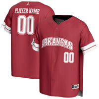 Arkansas Razorbacks Baseball Jersey, Sportswear Jersey Shirt, Lightweight Breathable Athletic Jersey, Casual Gift for Men, Style 202415174