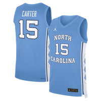 North Carolina Tar Heels Basketball Jersey, Blue Sportswear Jersey Shirt, Sleeveless Athletic Tank Jersey, Casual Gift for Men, Style 202754082