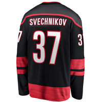 Andrei Svechnikov Carolina Hurricanes Hockey Jersey, Sportswear Jersey Shirt, Long Sleeve Hockey Jersey, Casual Gift for Men, Style 200119700