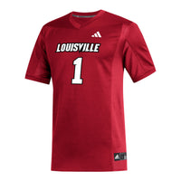Louisville Cardinals Football Jersey, Red Sportswear Jersey Shirt, Lightweight Breathable Athletic Jersey, Casual Gift for Men, Style 203171331