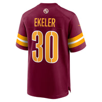 Austin Ekeler Washington Commanders Football Jersey, Sportswear Jersey Shirt, Lightweight Breathable Athletic Jersey, Casual Gift for Men