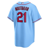 Lars Nootbaar St. Louis Cardinals Baseball Jersey, Blue Sportswear Jersey Shirt, Lightweight Breathable Athletic Jersey, Casual Gift for Men