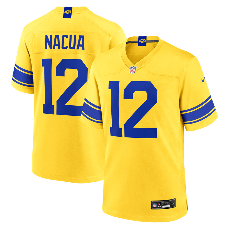 Puka Nacua Los Angeles Rams Football Jersey, Game Classic Sportswear Jersey Shirt, Lightweight Breathable Athletic Jersey, Casual Gift for Men