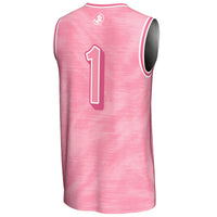 Florida State Seminoles Basketball Jersey, Pink Fashion Sportswear Jersey Shirt, Sleeveless Athletic Tank Jersey, Casual Gift for Men