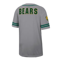 Baylor Bears Baseball Jersey, Gray Sportswear Jersey Shirt, Lightweight Breathable Athletic Jersey, Casual Gift for Men