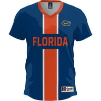 Florida Gators Soccer Jersey, Royal Fashion Lightweight Sportswear Jersey Shirt, Lightweight Breathable Athletic Jersey, Casual Gift for Men