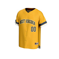 West Virginia Mountaineers Baseball Jersey, Sportswear Jersey Shirt, Lightweight Athletic Jersey, Casual Gift for Men, Style 202551200