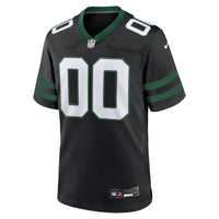 New York Jets Football Jersey, Black Game Alternate Sportswear Jersey Shirt, Lightweight Breathable Athletic Jersey, Casual Gift for Men