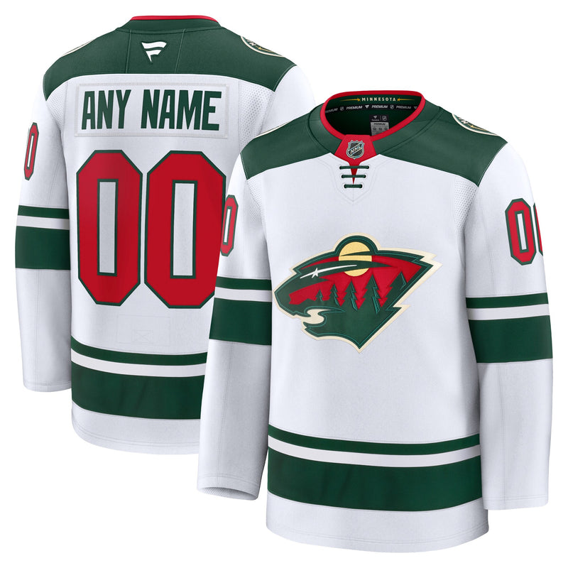 Minnesota Wild Hockey Jersey, White Premium Sportswear Jersey Shirt, Long Sleeve Hockey Sweater Jersey, Casual Gift for Men, Style 202055704