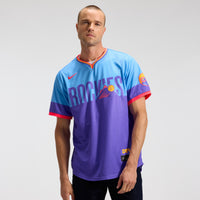 Colorado Rockies Baseball Jersey, Blue Limited Sportswear Jersey Shirt, Lightweight Breathable Athletic Jersey, Casual Gift for Men
