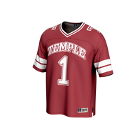 Temple Owls Football Jersey, Cherry Sportswear Jersey Shirt, Lightweight Breathable Athletic Jersey, Casual Gift for Men, Style 202183814