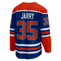 Tristan Jarry Edmonton Oilers Hockey Jersey, Royal Breakaway Sportswear Jersey Shirt, Long Sleeve Hockey Sweater Jersey, Casual Gift for Men