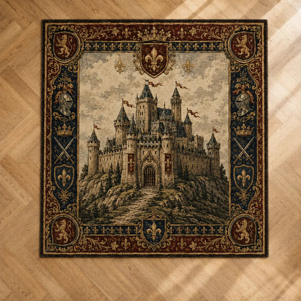 Fleur-de-Lis Keep - Tapestry Castle Floor Composition - main