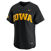 Iowa Hawkeyes Baseball Jersey, Black Limited Home Sportswear Jersey Shirt, Lightweight Breathable Athletic Jersey, Casual Gift for Men