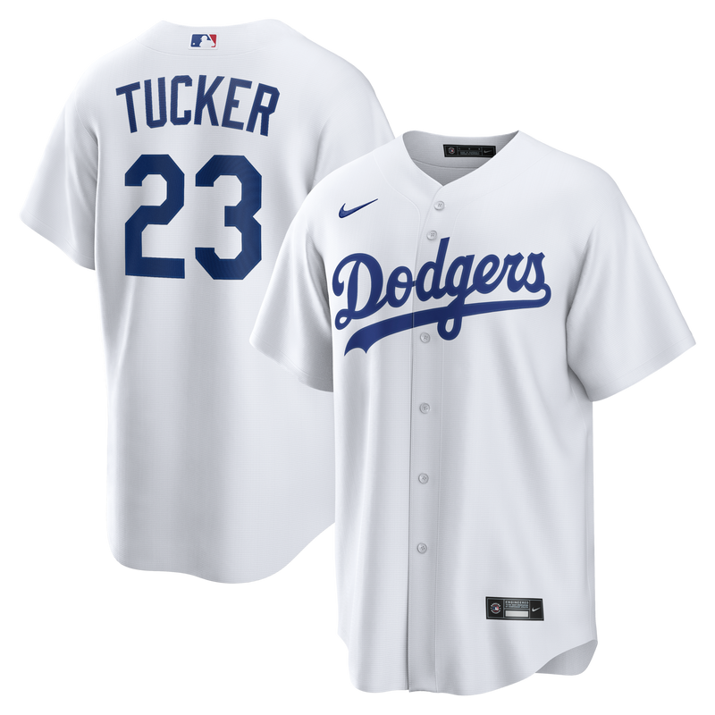 Kyle Tucker Los Angeles Dodgers Baseball Jersey, White Sportswear Jersey Shirt, Lightweight Breathable Athletic Jersey, Casual Gift for Men