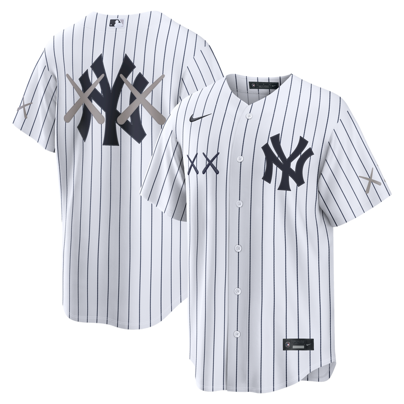 New York Yankees Baseball Jersey, White Sportswear Jersey Shirt, Lightweight Breathable Athletic Jersey, Casual Gift for Men