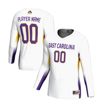 ECU Pirates Volleyball Jersey, White Lightweight Sportswear Jersey Shirt, Lightweight Breathable Athletic Jersey, Casual Gift for Men