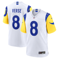 Jared Verse Los Angeles Rams Football Jersey, White Game Sportswear Jersey Shirt, Lightweight Breathable Athletic Jersey, Casual Gift for Men