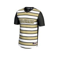 Colorado Buffaloes Soccer Jersey, Black Fashion Lightweight Sportswear Jersey Shirt, Lightweight Breathable Athletic Jersey, Casual Gift for Men