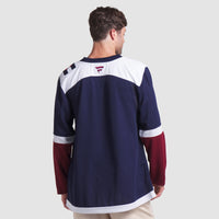 Colorado Avalanche Hockey Jersey, Navy Premium Sportswear Jersey Shirt, Long Sleeve Hockey Sweater Jersey, Casual Gift for Men, Style 200899642