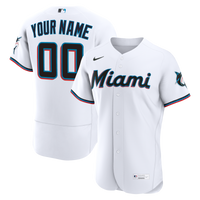 Miami Marlins Baseball Jersey, White Sportswear Jersey Shirt, Lightweight Breathable Athletic Jersey, Casual Gift for Men, Style 2001916807