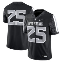 West Virginia Mountaineers Football Jersey, Black Game Sportswear Jersey Shirt, Lightweight Breathable Athletic Jersey, Casual Gift for Men