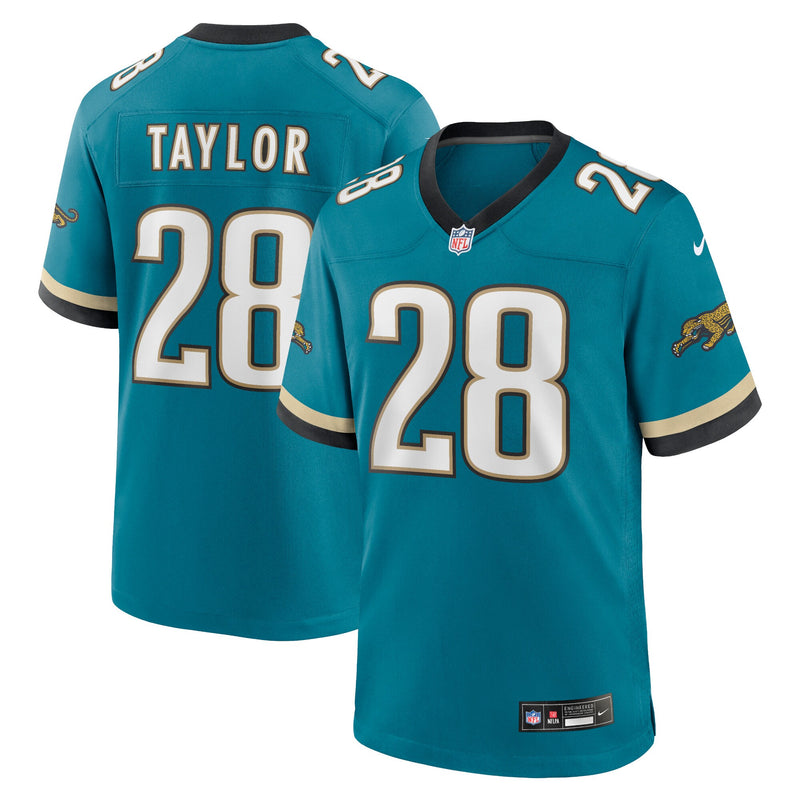 Fred Taylor Jacksonville Jaguars Football Jersey, Teal Game Sportswear Jersey Shirt, Lightweight Breathable Athletic Jersey, Casual Gift for Men
