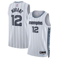 Ja Morant Memphis Grizzlies Basketball Jersey, Gray Swingman Sportswear Jersey Shirt, Sleeveless Athletic Tank Jersey, Casual Gift for Men