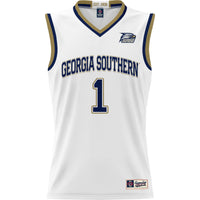 Georgia Southern Eagles Basketball Jersey, White Lightweight Sportswear Jersey Shirt, Sleeveless Athletic Tank Jersey, Casual Gift for Men