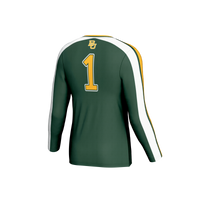 Baylor Bears Volleyball Jersey, Green Fashion Lightweight Sportswear Jersey Shirt, Lightweight Breathable Athletic Jersey, Casual Gift for Men