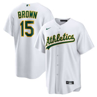 Seth Brown Athletics Baseball Jersey, White Replica Home Sportswear Jersey Shirt, Lightweight Breathable Athletic Jersey, Casual Gift for Men
