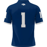 Nevada Wolf Pack Football Jersey, Navy Sportswear Jersey Shirt, Lightweight Breathable Athletic Jersey, Casual Gift for Men, Style 200425361