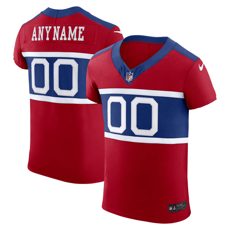 New York Giants Football Jersey, Red Elite Alternate Sportswear Jersey Shirt, Lightweight Breathable Athletic Jersey, Casual Gift for Men