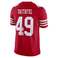 The Faithful San Francisco 49ers Football Jersey, Sportswear Jersey Shirt, Lightweight Athletic Jersey, Casual Gift for Men, Style 2001823042