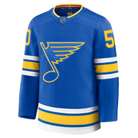 Jordan Binnington St. Louis Blues Hockey Jersey, Blue Premium Sportswear Jersey Shirt, Long Sleeve Hockey Sweater Jersey, Casual Gift for Men