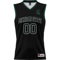 Michigan State Spartans Basketball Jersey, Black Sportswear Jersey Shirt, Sleeveless Athletic Tank Jersey, Casual Gift for Men