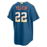 Christian Yelich Milwaukee Brewers Baseball Jersey, Sportswear Jersey Shirt, Lightweight Athletic Jersey, Casual Gift for Men, Style 2001596721
