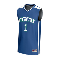 Florida Gulf Coast Eagles Basketball Jersey, Blue Sportswear Jersey Shirt, Sleeveless Athletic Tank Jersey, Casual Gift for Men, Style 202462073