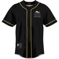 Kennebec Valley Community College Baseball Jersey, Black Sportswear Jersey Shirt, Lightweight Breathable Athletic Jersey, Casual Gift for Men