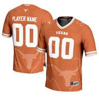 Texas Longhorns Football Jersey, Orange Sportswear Jersey Shirt, Lightweight Breathable Athletic Jersey, Casual Gift for Men, Style 201093854