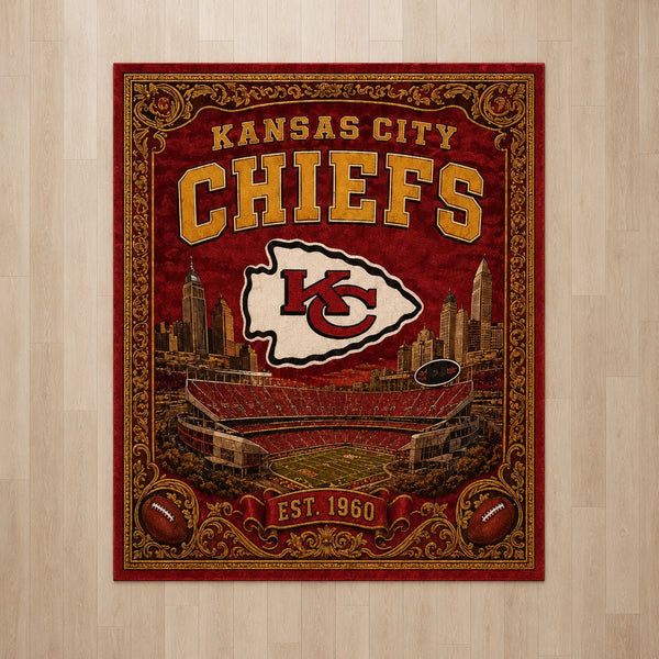 KC Arrowhead Medallion - Ornamental Heritage Floor Composition - main