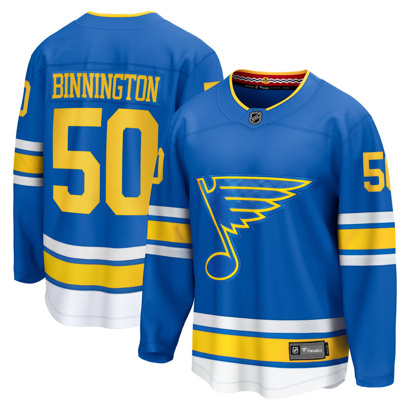 St. Louis Blues Hockey Jersey, Blue Breakaway Sportswear Jersey Shirt, Long Sleeve Hockey Sweater Jersey, Casual Gift for Men, Style 202461852
