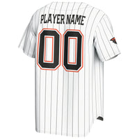 Oregon State Beavers Baseball Jersey, White Lightweight Sportswear Jersey Shirt, Lightweight Breathable Athletic Jersey, Casual Gift for Men