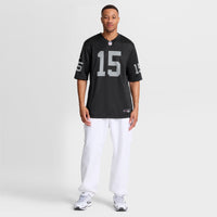 Fernando Mendoza Las Vegas Raiders Football Jersey, Black Sportswear Jersey Shirt, Lightweight Breathable Athletic Jersey, Casual Gift for Men