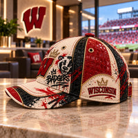 WIS Crowned in Crimson - Graffiti Badger Vintage Cap