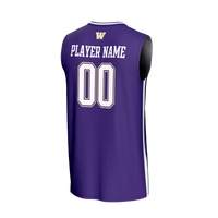 Washington Huskies Basketball Jersey, Purple Fashion Lightweight Sportswear Jersey Shirt, Sleeveless Athletic Tank Jersey, Casual Gift for Men