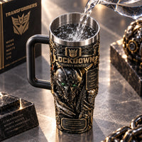 LC - Bounty Hunter Insignia in Blackened Gold Relief